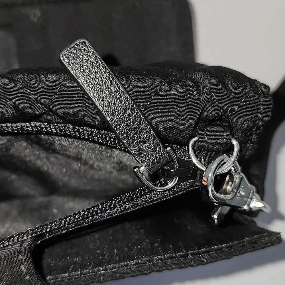 Vera Bradley Black Quilted Wallet - Picture 8 of 8